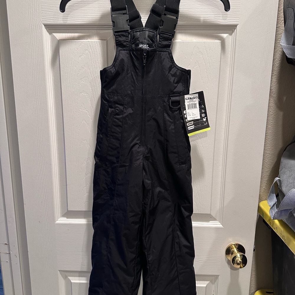 Arctix Kids Black Insulated Overalls
